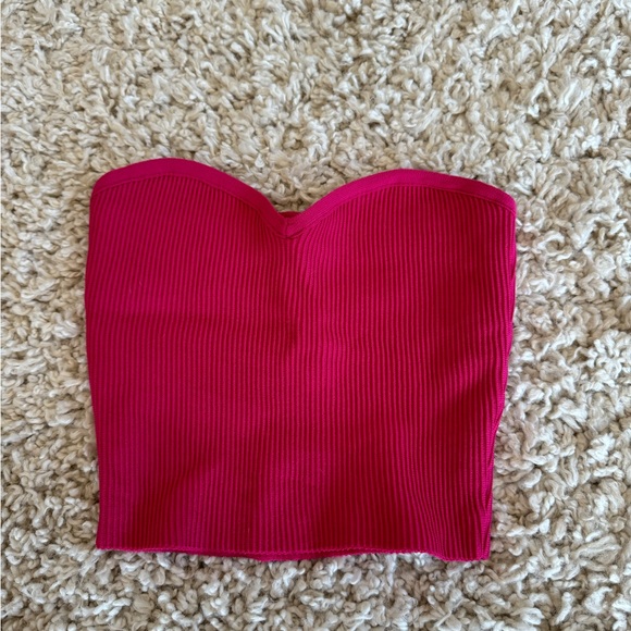 Sculpt knit sweetheart tube top - Picture 2 of 5